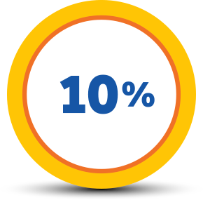 Ten Percent Icon Ten Percent Icon