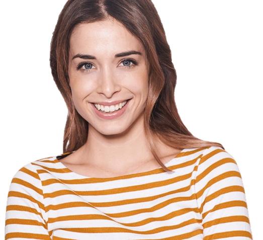 Woman Wearing Striped Shirt