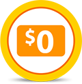 Title Zero Dollar Copay Icon