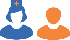 Nurse and Patient Icon